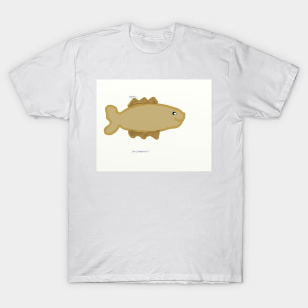 FISHING...FOR COMPLIMENTS T-Shirt by Kyung